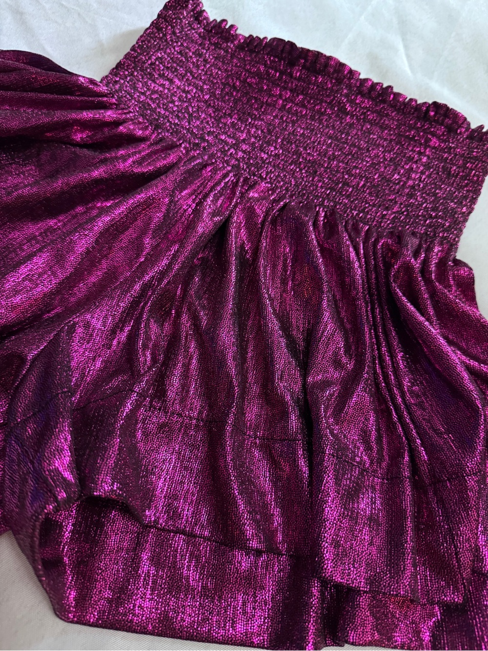 QUEEN OF SPARKLES barbie pink swing shorts XS Like New